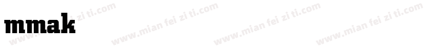 mmakerhk bold字体转换